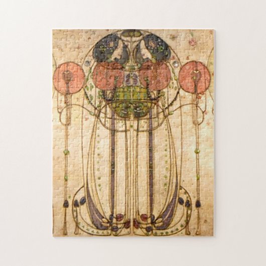 Puzzle Charles Rennie Mackintosh Le Wassail (Vertical)