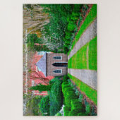 Puzzle Charleston Caroline du Sud. Noël Salutations Jig (Vertical)