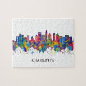 Puzzle Charlotte North Carolina Skyline (Horizontal)