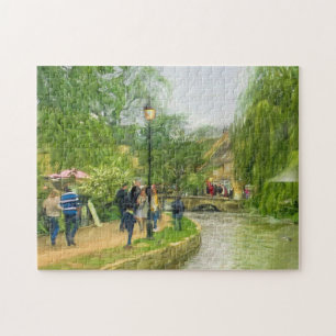 Puzzle Charmant Pittoresque River Walk Petit Village