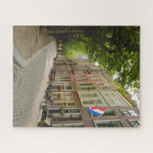 Puzzle Charmant quartier hollandais Leiden Pays-Bas (Horizontal)