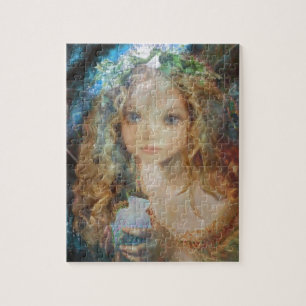 Puzzle Charme - ange féerique avec des bénédictions
