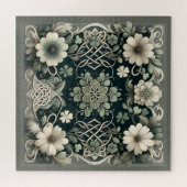 Puzzle Charme floral du trèfle celtique (Horizontal)