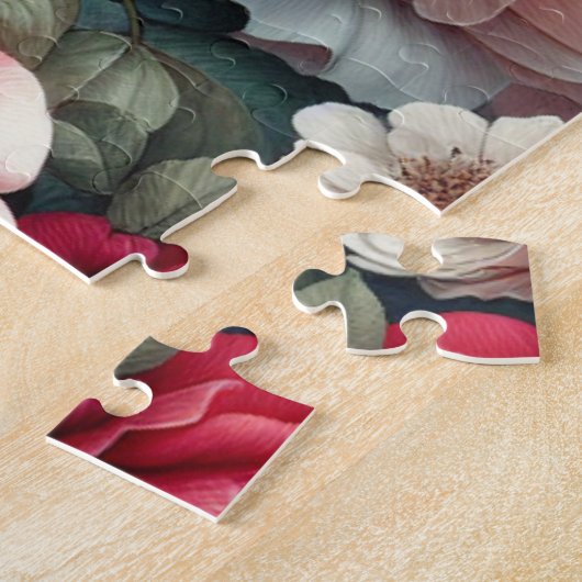 Puzzle Charme Floral Rose intemporel (Côté)