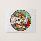 Puzzle Charming Canine Cheer : Noël à thème Beagle (Horizontal)