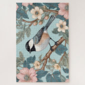 Puzzle Charming Chickadee Bird (Vertical)