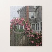 Charming Coastal Cape Cod Cottage Rose Amusant