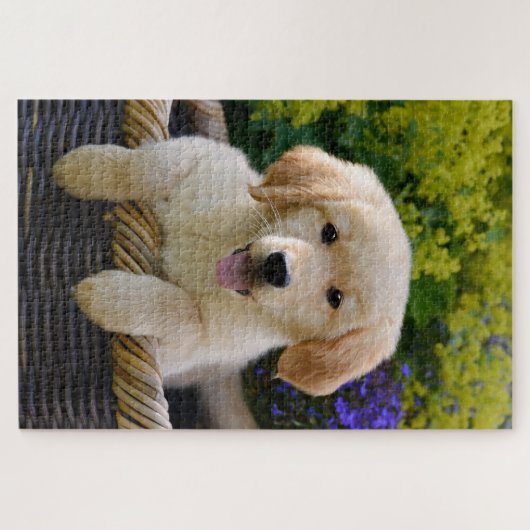 Puzzle Charming Goldie Chien Chien Puppy jeu (Horizontal)