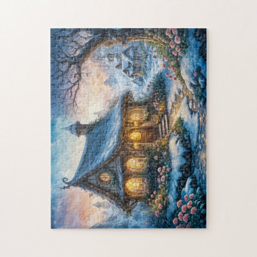 Puzzle Charming Winter Cottage (Vertical)