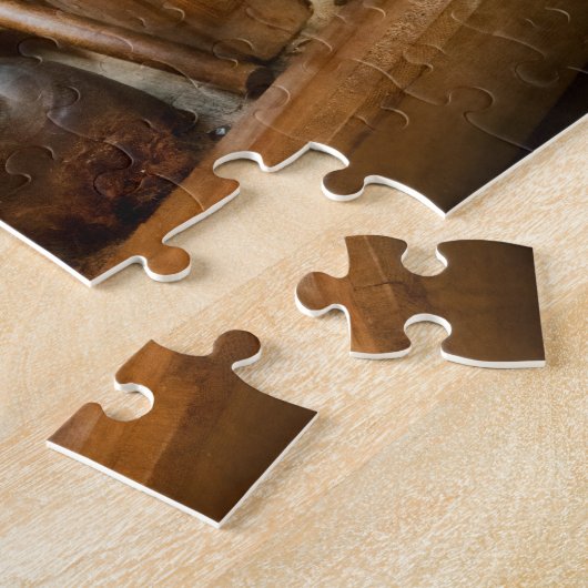 Puzzle Charpentier - Le charpentier Amish (Côté)