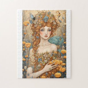 Puzzle Chartre de conte de fées adorable dans un pays d'i