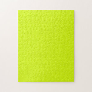 Puzzle Chartreuse Jaune (couleur unie)