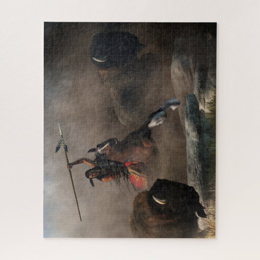 Puzzle Chasse au bison (Vertical)