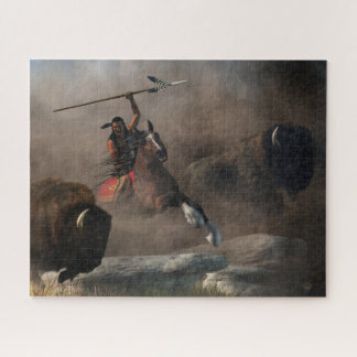 Puzzle Chasse au bison