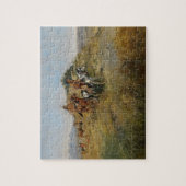 Puzzle Chasse au bison, 1891 (huile sur toile) (Vertical)