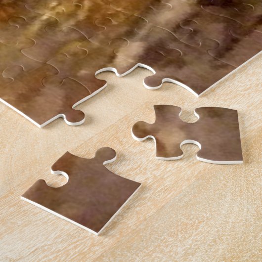 Puzzle Chasse au bison Chasseurs amérindiens C M Russell (Côté)