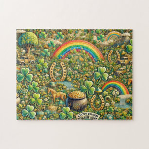 Puzzle Chasse au trésor du charme chanceux, Trèfles caché