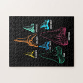 Puzzle Chasse aux dents de requin - Cadeaux de requins fo (Horizontal)