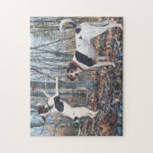 Puzzle Chasse de Coonhounds de marcheur de Treeing (Vertical)