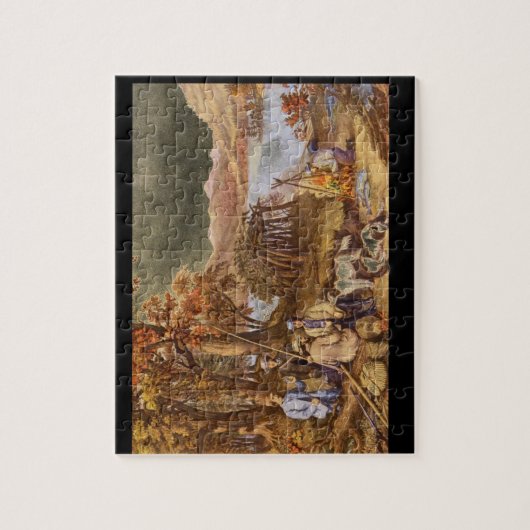 Puzzle Chasse, pêche et Forest_Engravings (Vertical)