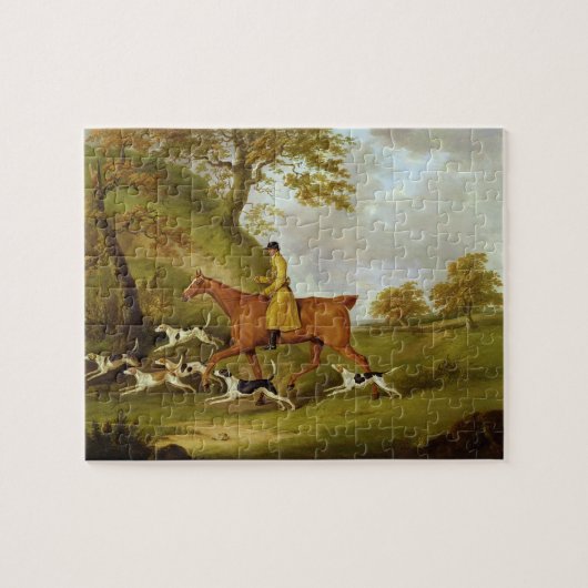 Puzzle Chasseur et chiens, 1809 (huile sur la toile) (Horizontal)