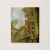 Puzzle Chasseur et chiens, 1809 (huile sur la toile) (Vertical)
