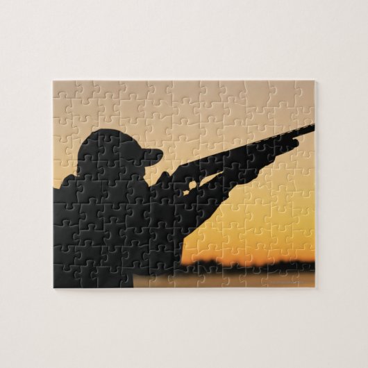 Puzzle Chasseur et pistolet (Horizontal)