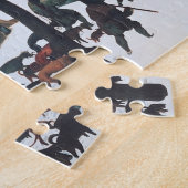 Puzzle Chasseurs dans la neige par Bruegel (Côté)