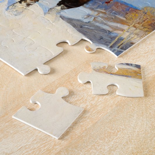 Puzzle Chasseurs de cerfs par Newell Convers Wyeth (Côté)