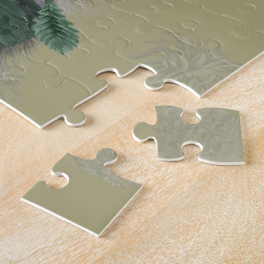 Puzzle Chat à ananas (Côté)