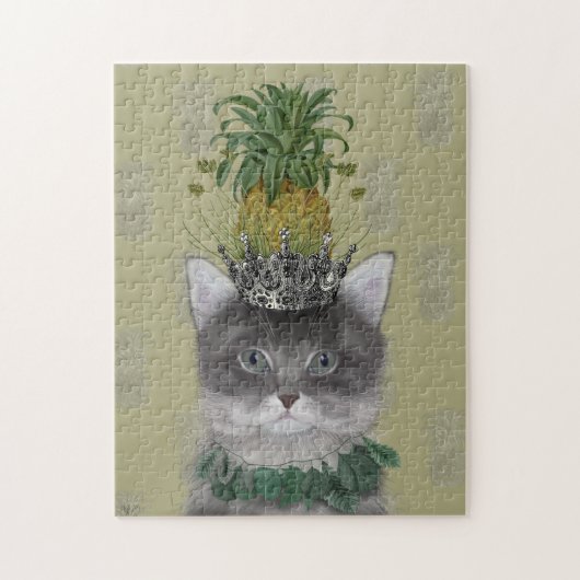 Puzzle Chat à ananas (Vertical)