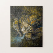 Puzzle Chat alchimiste de la forêt enchantée (Vertical)