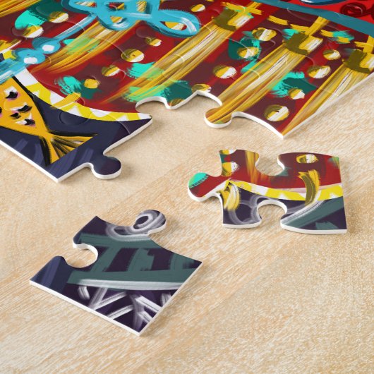 Puzzle Chat aquarelle (Côté)