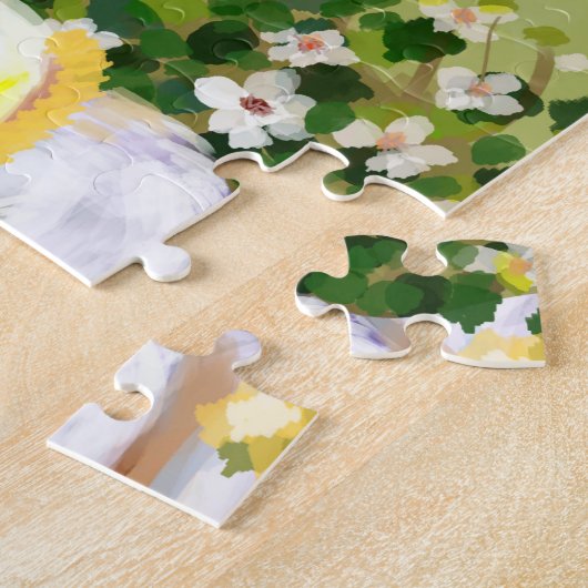 Puzzle Chat aquarelle (Côté)
