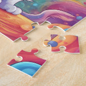Puzzle Chat arc-en-ciel mignon (Côté)