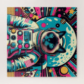 PUZZLE CHAT-ASTRONAUT 8 SIAMESE (Horizontal)