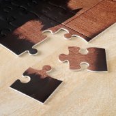 Puzzle chat au bain de soleil (Côté)