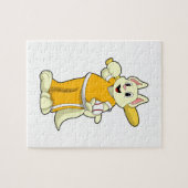 Puzzle Chat au baseball avec batte de baseball (Horizontal)