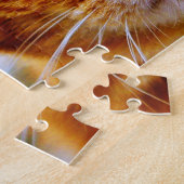 Puzzle Chat au gingembre à gros teint (Côté)