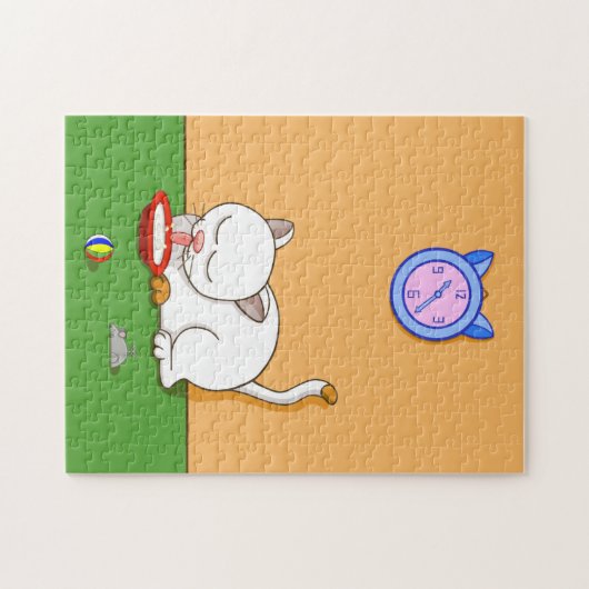 Puzzle Chat au lait (Horizontal)