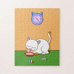 Puzzle Chat au lait