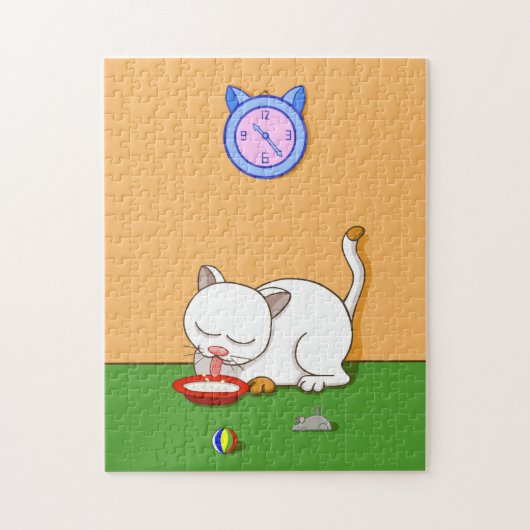 Puzzle Chat au lait (Vertical)