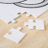 Puzzle Chat avec café Coupe (Côté)