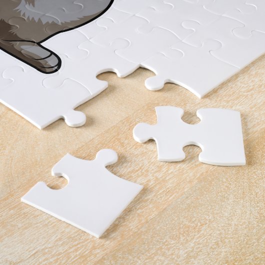 Puzzle Chat avec muffin (Côté)