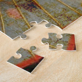Puzzle Chat avec parapluie. (Côté)