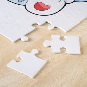 Puzzle Chat avec poisson (Côté)