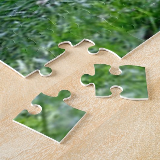 Puzzle Chat baisant cerf sur l'herbe à l'extérieur (Côté)