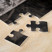 Puzzle Chat blanc dans le Jardin des Fleurs (Côté)