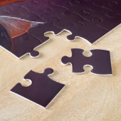 Puzzle Chat blanc en costume Steampunk (Côté)