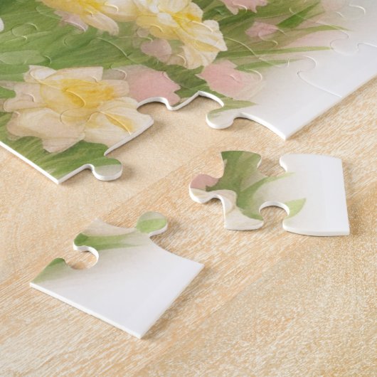 Puzzle Chat blanc long (Côté)